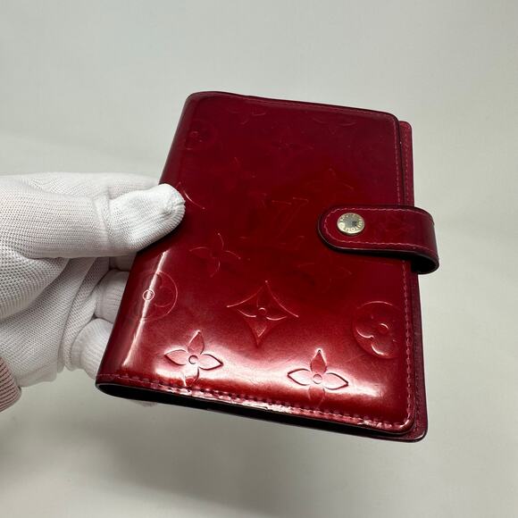 Louis Vuitton LV Agenda PM Cover Vernis Dark Red - Picture 3 of 13